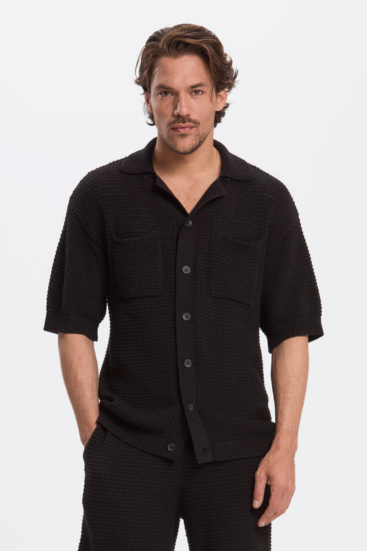 THE MATESE CROCHET SS SHIRT