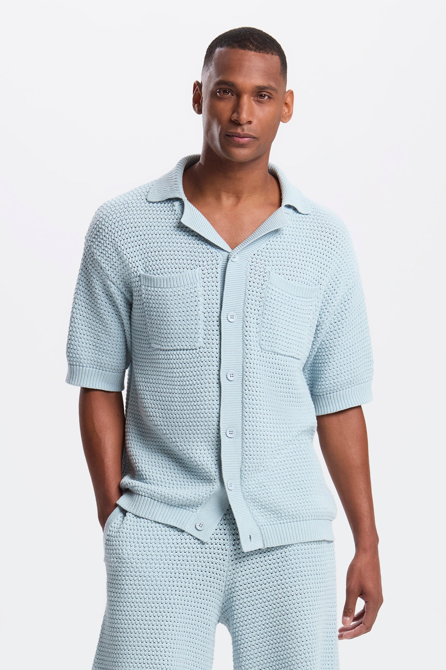 THE MATESE CROCHET SS SHIRT